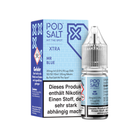 Pod Salt X - Mr Blue - Nikotinsalz Liquid - 20mg