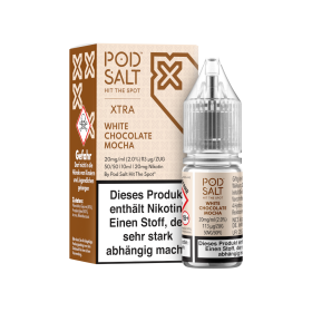 Pod Salt X - White Chocolate Mocha - Nikotinsalz Liquid - 20mg
