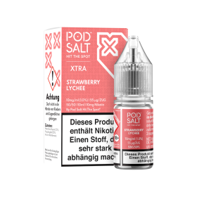 Pod Salt X - Strawberry Lychee - Nikotinsalz Liquid - 10mg