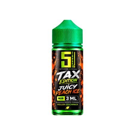 5EL - TAX EDITION - Juicy Peach Ice - Longfills 3 ml - 3ml Aroma in 90ml