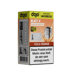 Vaporesso dojo Blast X Einweg Pod - Cola Orange - 20mg Nikotinsalz 10ml