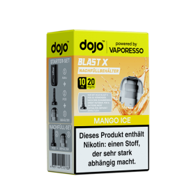 Vaporesso dojo Blast X Einweg Pod - Mango Ice - 20mg Nikotinsalz 10ml