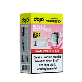 Vaporesso dojo Blast X Einweg Pod - Watermelon Ice - 20mg Nikotinsalz 10ml