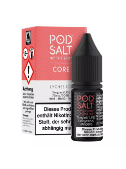 Pod Salt Core Lychee Ice 10ml 11mg