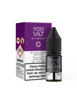 Pod Salt Core Blackcurrant Menthol 10ml 20mg