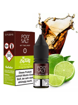 Pod Salt Fusion - Cola with Lime - 10ml Liquid 20mg Nikotinsalz