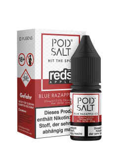 Pod Salt Fusion - Blue Razapple Ice - 10ml Liquid 20mg Nikotinsalz