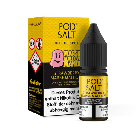 Pod Salt Fusion - Marshmallow Man III - 10ml Liquid 20mg Nikotinsalz