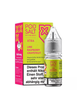 Pod Salt X - Lime Grapefruit Raspberry- Liquid 10mg 10ml