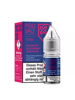Pod Salt X - Blueberry Blackberry Lemonade - Liquid 10mg 10ml