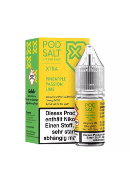 Pod Salt X - Pineapple Passion Lime - Liquid 20mg 10ml