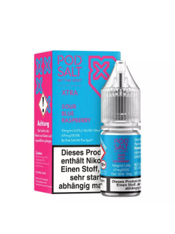 Pod Salt X - Sour Blue Raspberry - Liquid 10mg 10ml