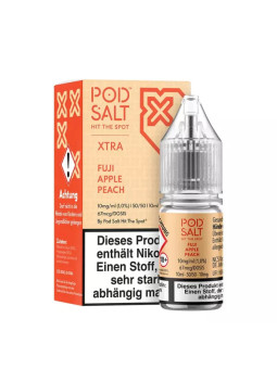 Pod Salt X - Fuji Apple Peach - Liquid 10mg 10ml