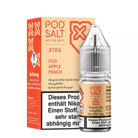 Pod Salt X - Fuji Apple Peach - Liquid 10mg 10ml