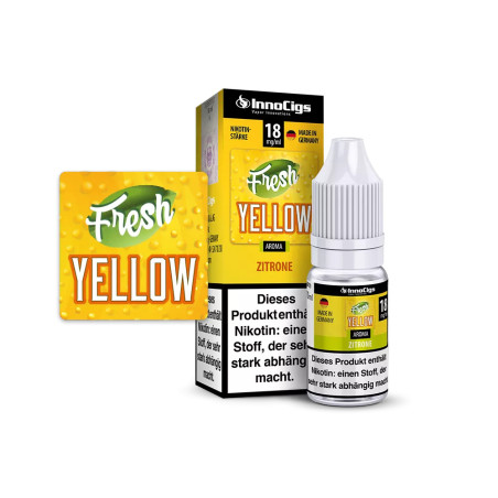 InnoCigs - Fresh Yellow Zitrone Liquid 10ml - 0mg/ml