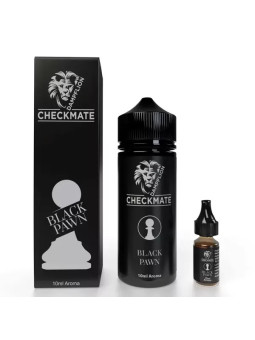 Dampflion Checkmate Black Pawn Aroma 10ml in 120ml Flasche