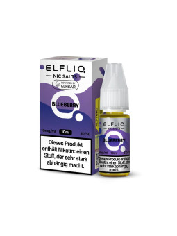 ELFLIQ - Blueberry - Nikotinsalz Liquid - 10mg/ml