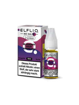 ELFLIQ - Blueberry Sour Raspberry - Nikotinsalz Liquid - 10mg/ml