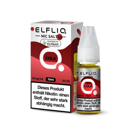 ELFLIQ - Cola - Nikotinsalz Liquid - 10mg/ml