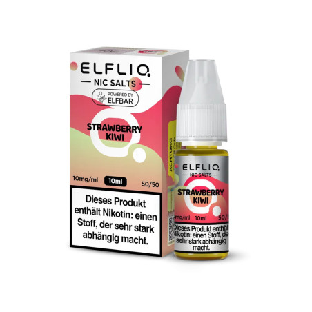 ELFLIQ - Strawberry Kiwi - Nikotinsalz Liquid - 10mg/ml