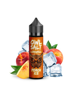 OWL Salt Longfill Peach Ice 10 ml in 60 ml