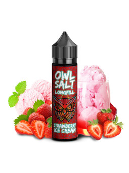 OWL Salt Longfill Strawberry Ice Cream 10 ml in 60 ml