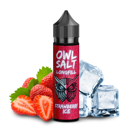 OWL Salt Longfill Strawberry Ice 10 ml in 60 ml