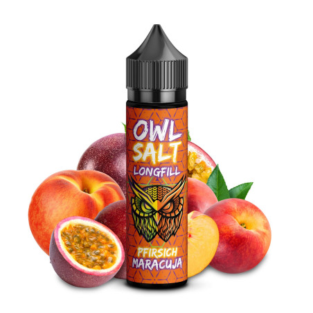 OWL Salt Longfill Pfirsich Maracuja 10 ml in 60 ml