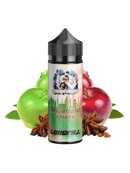 Dampfdidas Aroma Longfill - Doppelapfel Shisha - 10ml in 120ml Flasche