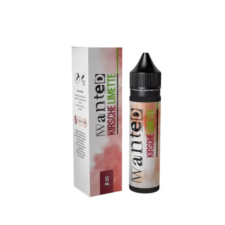 Wanted Longfill - Kirsche Limette - 10ml Aroma in 60ml Flasche