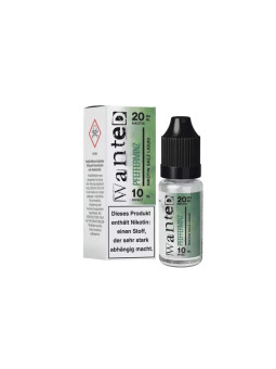 Wanted Pfefferminz 10mg Overdosed 10ml Nikotinsalzliquid