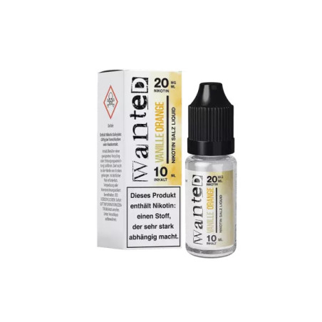 Wanted Vanille Orange 20mg Overdosed 10ml Nikotinsalzliquid