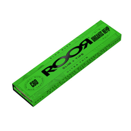RooR Rolling Paper - Slim - Organic Hemp 32 Blatt