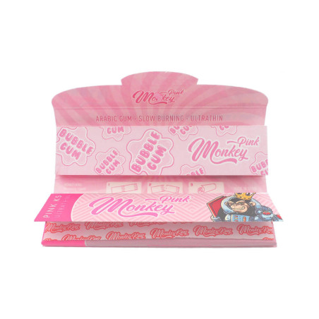 Monkey King Smellpack Pink KS Rolling Papers mit Tips