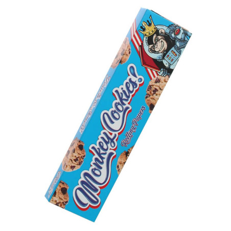 Monkey King Rolling Papers mit Filter Tips - Cookies Smell Unbleached