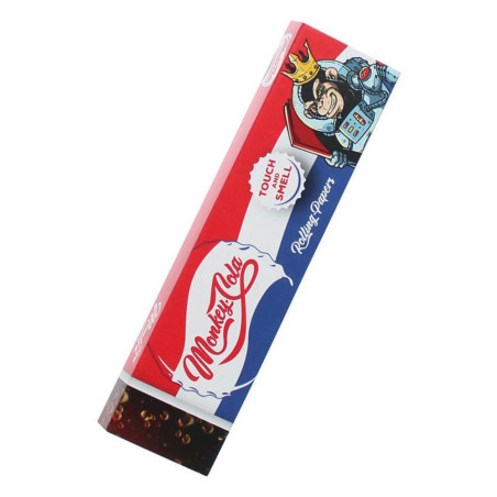 Monkey King Rolling Papers mit Filter Tips - Blue Cola Smell Unbleached