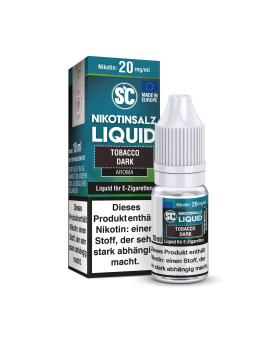SC - TOBACCO DARK - Nikotinsalz  Liquid - 20mg/ml
