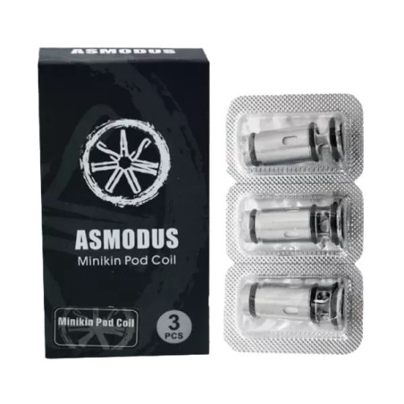 Asmodus Minikin Verdampferkopf 0,3 Ohm (3 Stück pro Packung)