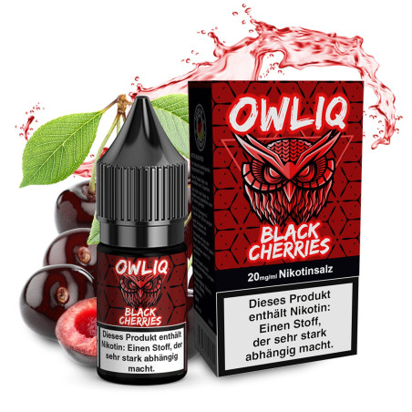 OWLIQ Black Cherries Nikotinsalzliquid 10 ml 20 mg