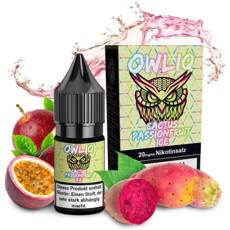 OWLIQ Cactus Passionfruit Ice Nikotinsalzliquid 10 ml 20 mg