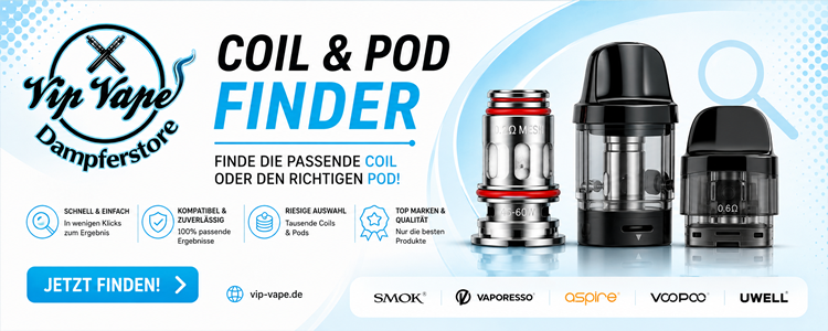 Vip Vape Coil und Pod Finder