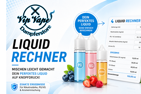 Vip Vape Liquid Rechner