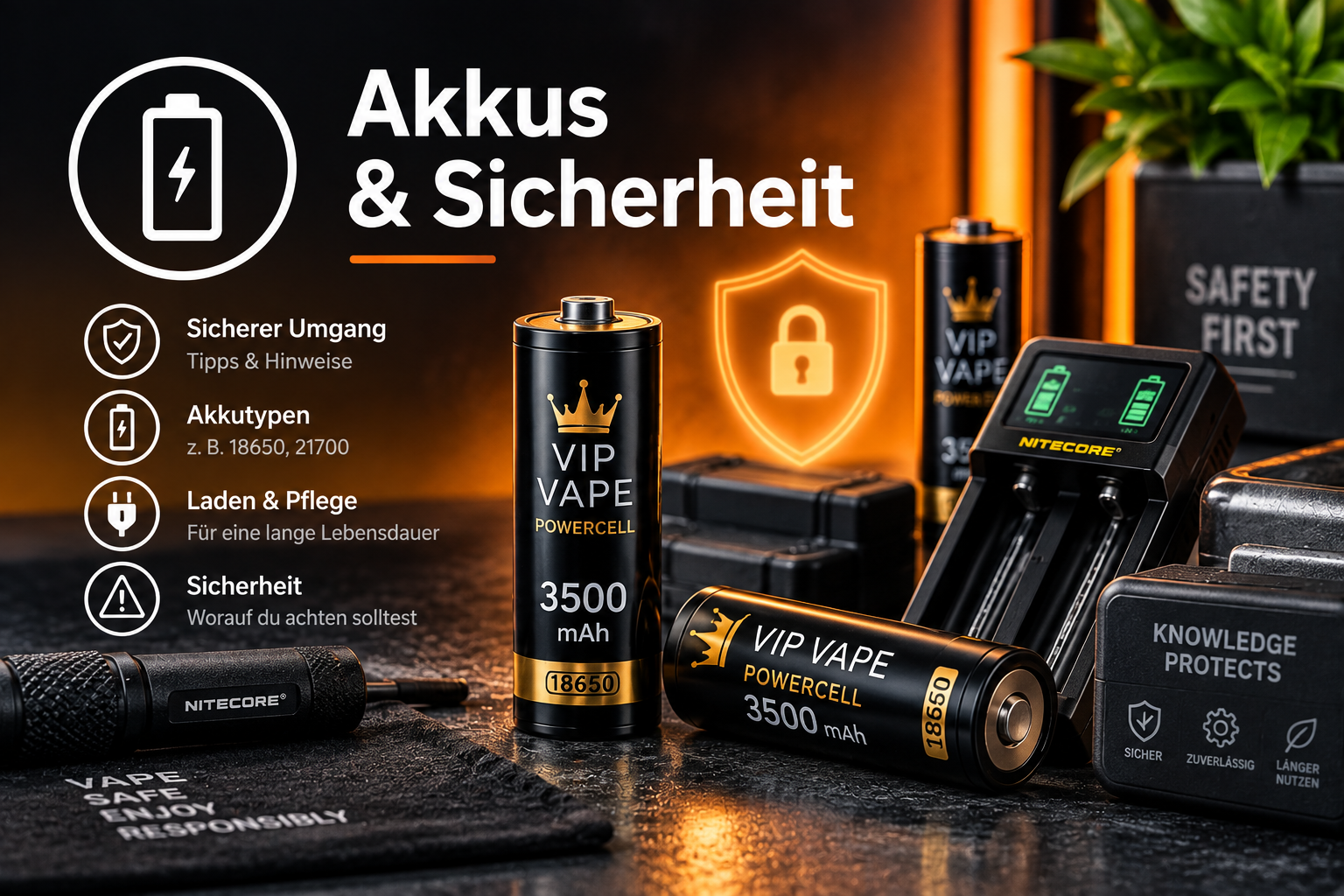 Akkus & Sicherheit